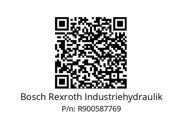   Bosch Rexroth Industriehydraulik R900587769