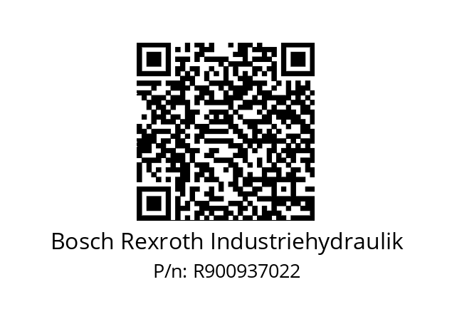   Bosch Rexroth Industriehydraulik R900937022