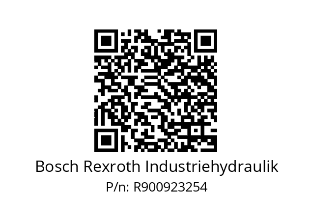   Bosch Rexroth Industriehydraulik R900923254