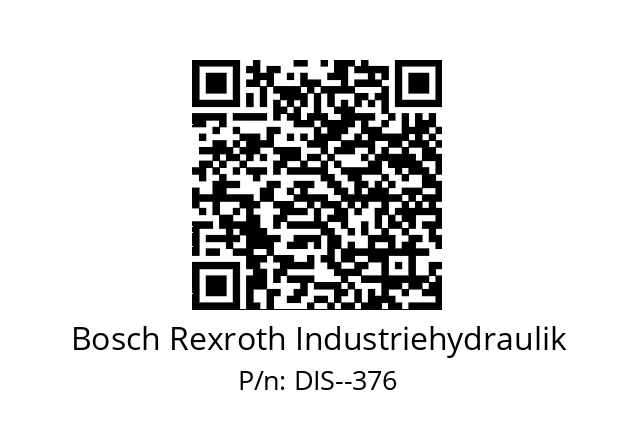   Bosch Rexroth Industriehydraulik DIS--376