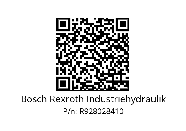   Bosch Rexroth Industriehydraulik R928028410