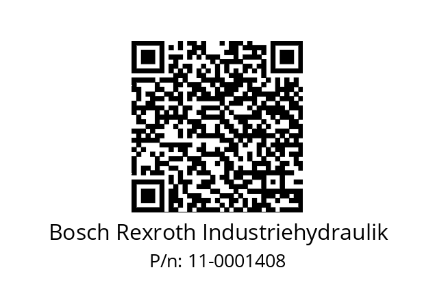   Bosch Rexroth Industriehydraulik 11-0001408