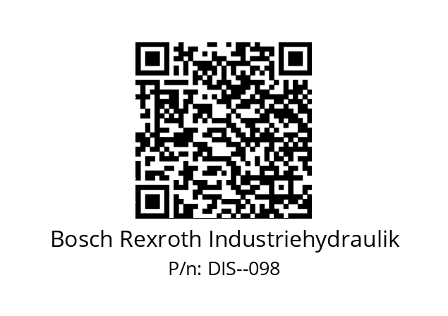   Bosch Rexroth Industriehydraulik DIS--098