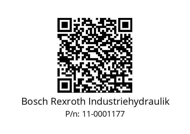   Bosch Rexroth Industriehydraulik 11-0001177