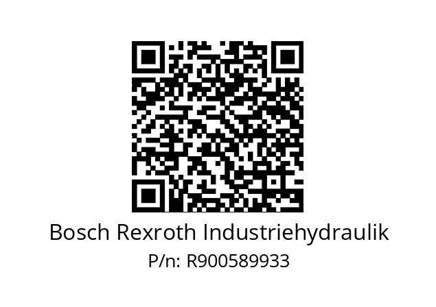   Bosch Rexroth Industriehydraulik R900589933