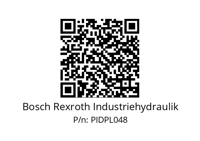   Bosch Rexroth Industriehydraulik PIDPL048