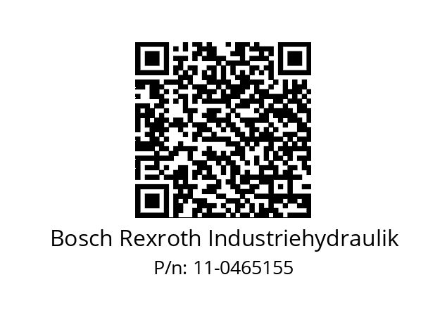   Bosch Rexroth Industriehydraulik 11-0465155