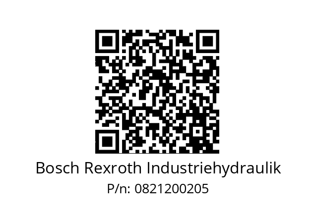   Bosch Rexroth Industriehydraulik 0821200205