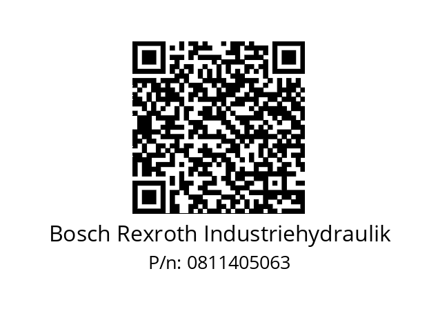   Bosch Rexroth Industriehydraulik 0811405063