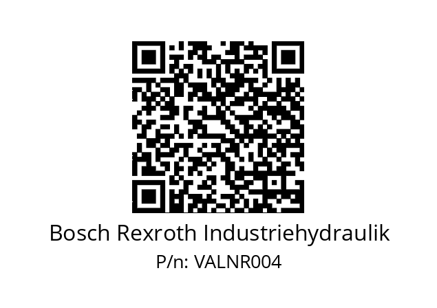   Bosch Rexroth Industriehydraulik VALNR004