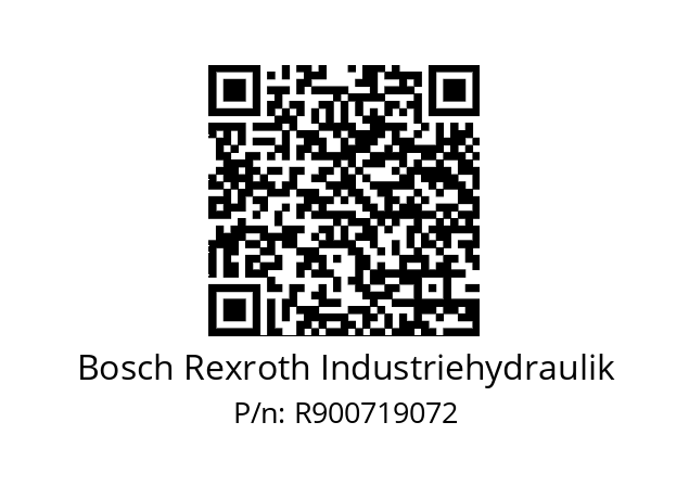   Bosch Rexroth Industriehydraulik R900719072