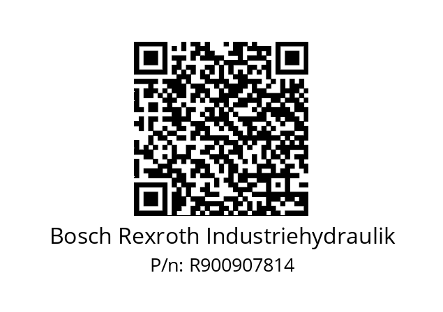   Bosch Rexroth Industriehydraulik R900907814