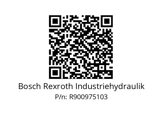   Bosch Rexroth Industriehydraulik R900975103