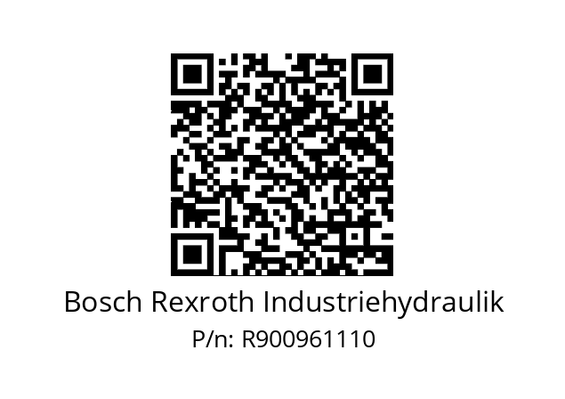   Bosch Rexroth Industriehydraulik R900961110