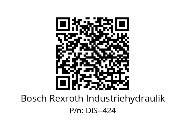   Bosch Rexroth Industriehydraulik DIS--424