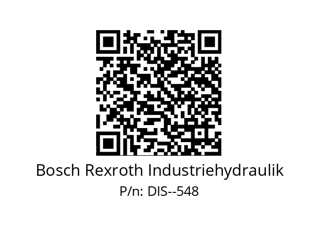   Bosch Rexroth Industriehydraulik DIS--548