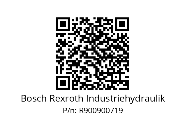   Bosch Rexroth Industriehydraulik R900900719