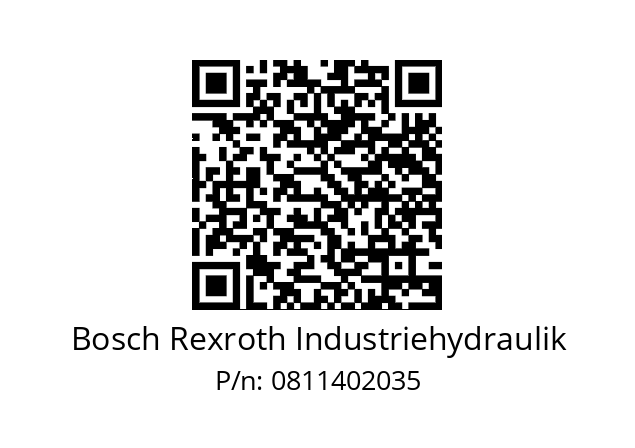   Bosch Rexroth Industriehydraulik 0811402035