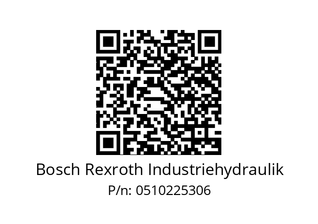   Bosch Rexroth Industriehydraulik 0510225306