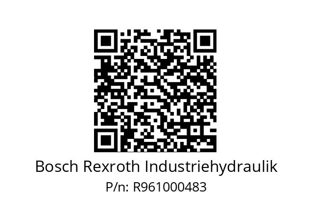   Bosch Rexroth Industriehydraulik R961000483