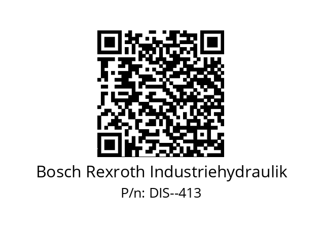   Bosch Rexroth Industriehydraulik DIS--413