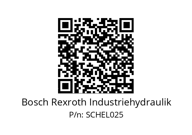   Bosch Rexroth Industriehydraulik SCHEL025