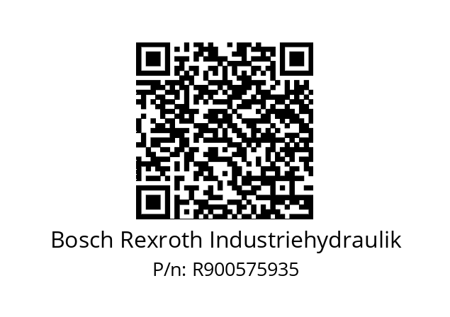   Bosch Rexroth Industriehydraulik R900575935