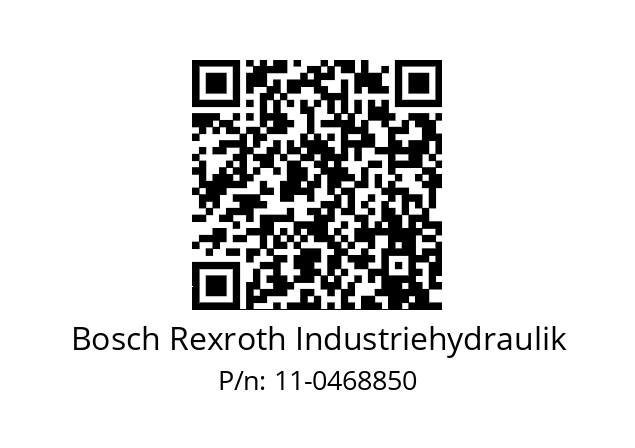   Bosch Rexroth Industriehydraulik 11-0468850