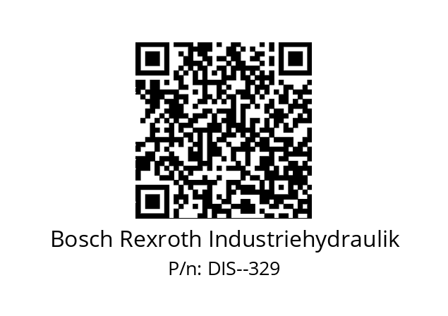   Bosch Rexroth Industriehydraulik DIS--329