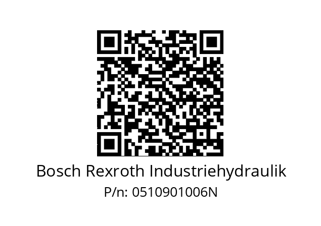   Bosch Rexroth Industriehydraulik 0510901006N