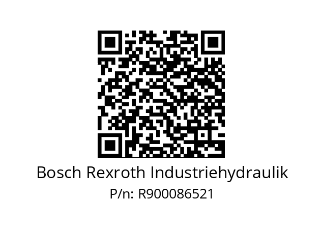   Bosch Rexroth Industriehydraulik R900086521