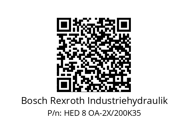   Bosch Rexroth Industriehydraulik HED 8 OA-2X/200K35