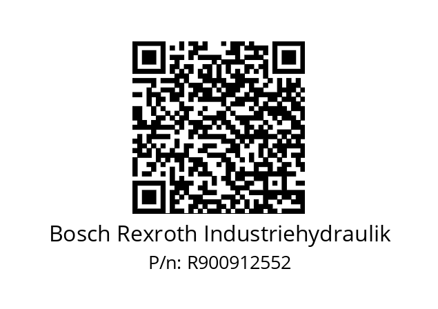   Bosch Rexroth Industriehydraulik R900912552