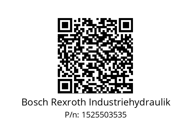   Bosch Rexroth Industriehydraulik 1525503535