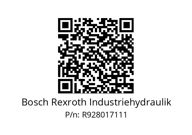   Bosch Rexroth Industriehydraulik R928017111