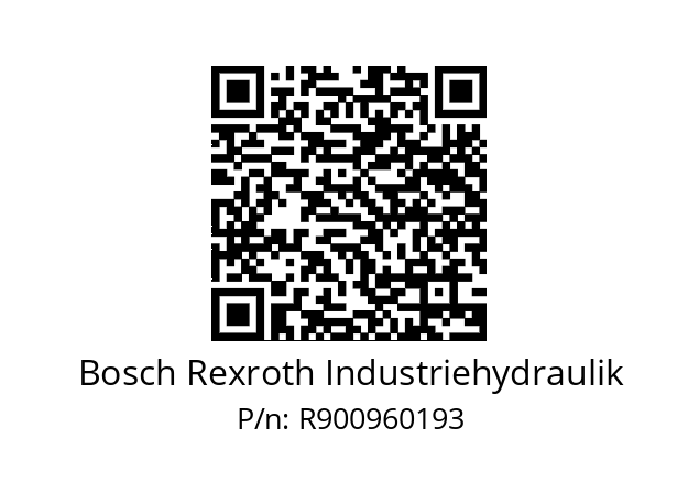   Bosch Rexroth Industriehydraulik R900960193