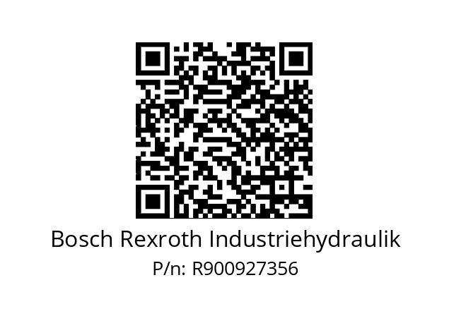   Bosch Rexroth Industriehydraulik R900927356