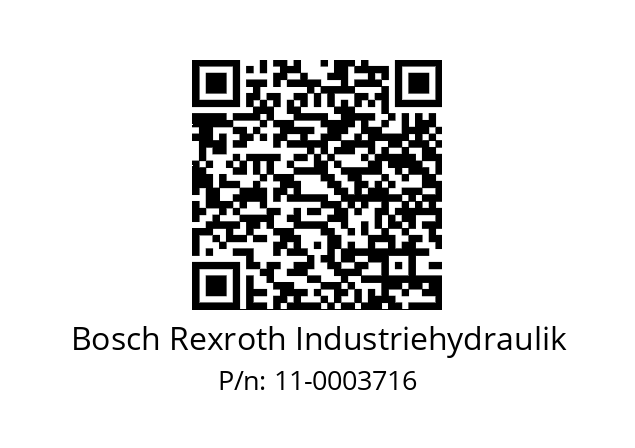   Bosch Rexroth Industriehydraulik 11-0003716