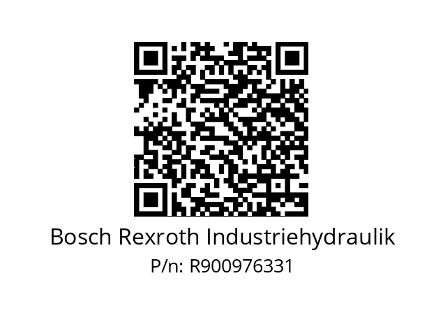   Bosch Rexroth Industriehydraulik R900976331