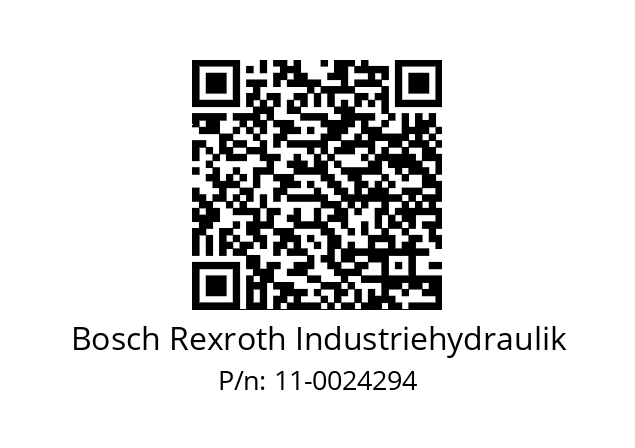   Bosch Rexroth Industriehydraulik 11-0024294