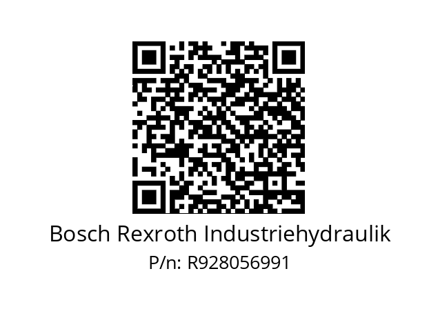   Bosch Rexroth Industriehydraulik R928056991