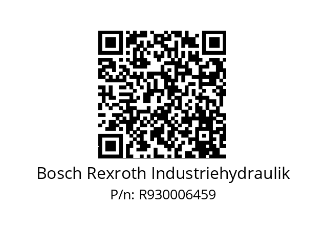   Bosch Rexroth Industriehydraulik R930006459