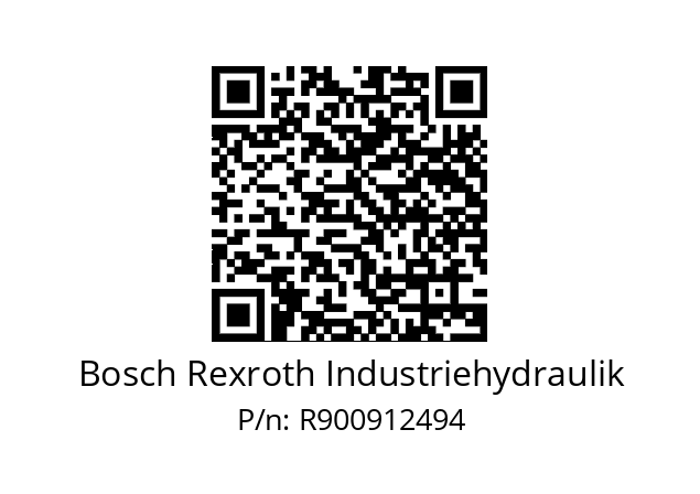   Bosch Rexroth Industriehydraulik R900912494