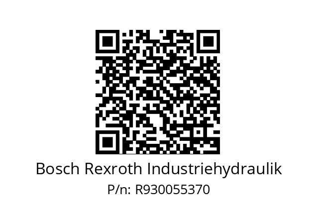   Bosch Rexroth Industriehydraulik R930055370