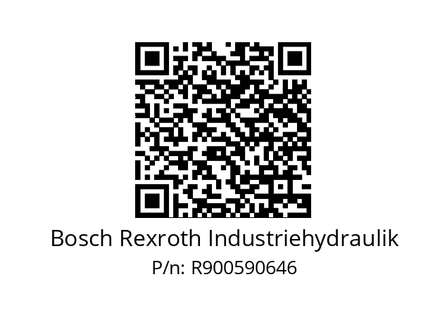   Bosch Rexroth Industriehydraulik R900590646