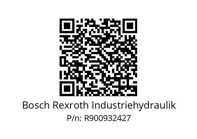   Bosch Rexroth Industriehydraulik R900932427