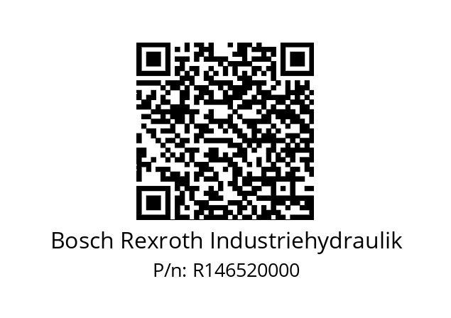   Bosch Rexroth Industriehydraulik R146520000