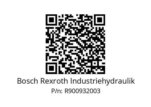   Bosch Rexroth Industriehydraulik R900932003