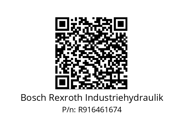   Bosch Rexroth Industriehydraulik R916461674