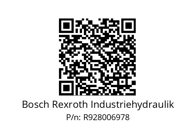  2.0630 PWR3-B00-0-M Bosch Rexroth Industriehydraulik R928006978